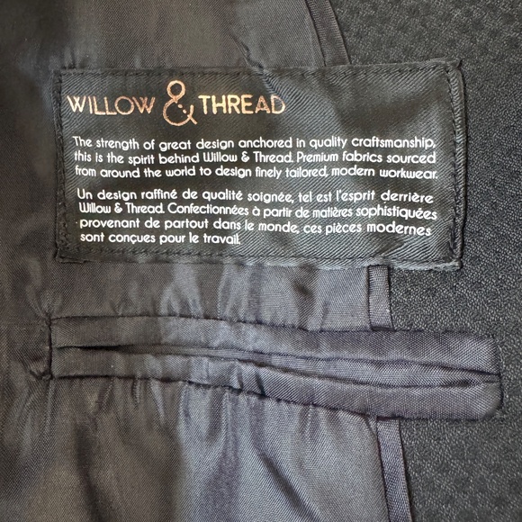 Willow & Thread - Black Blazer/ Suit Jacket - Picture 7 of 11